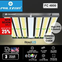 Phlizon FC-E4800 LED Grow Light Full Spectrum Commercial All Plant Veg Bloom CO2