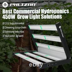 Phlizon FC6500 LED Grow Light Bar Full Spectrum for All Indoor Plants Veg Flower