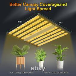 Phlizon FC6500 LED Grow Light Commercial 8Bar Full Spectrum Indoor Veg Bloom CO2