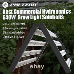 Phlizon Grow Light Full Spectrum 6500W LED Light Commercial Veg Flower All Stage