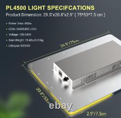 Phlizon Grow Light PL4500W LED Samsung Full Spectrum Indoor Veg Flower All Stage