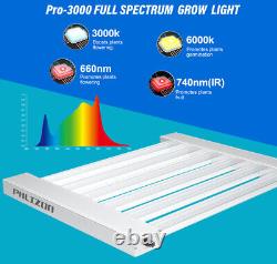 Phlizon KS3000 LED Grow Light Bars 4x4ft Full Spectrum Indoor Plants Veg Flower