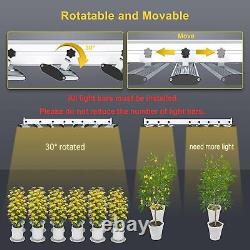 Phlizon New Full Spectrum 320 Watt LED Grow Light Daisy Chain & Dimmable