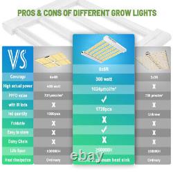 Phlizon PRO 3000W LED Grow Light Bar Strip for Indoor Plants Flower Hydroponics