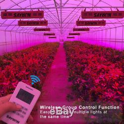 Remote Control 1200W LED Grow Light Full Spectrum Lamp Reflector for Veg Plants