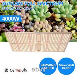 SF 4000W LED Grow Light Samsungled LM301B Indoor All Stage Veg Flower UK Stock