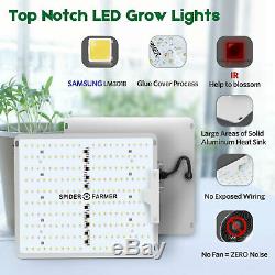 SF 600W LED Grow Light Full Spectrum Samsung LM301B Diodes For Indoor VEG Bloom