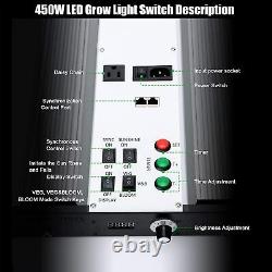 SONLIPO SPC4500 LED Grow Light Full Spectrum for Indoor Plants Veg Bloom IR