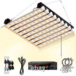 SZHLUX LED Grow Light 4×4ft with Timer and Temp Control, Full 400W PT4000