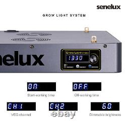 Senelux LED Grow Light Timed Dimmer Control Series Veg/Bloom Timer TC600 TC1200
