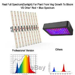 Set of 10 800W LED Grow Light Bar Strips Full Spectrum Indoor Plants Veg Flower