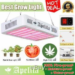 Set of 2 2000W Led Grow Light Full Spectrum For All Indoor Plant Veg Flower Lamp