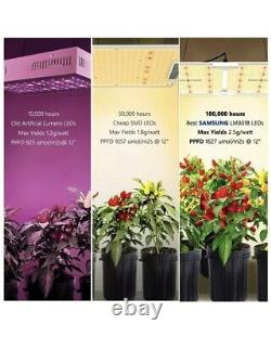 Spider Farmer 2000W LED Grow Light Samsung LM301 Indoor Plants Grow Veg Flower