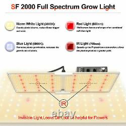 Spider Farmer 2000W LED Grow Light Samsungled LM301B Indoor Plants Veg Flower