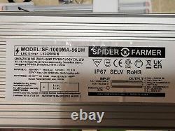 Spider Farmer G1000W LED Grow Light Bars Dimmable Full Spectrum CO2 Veg Flower