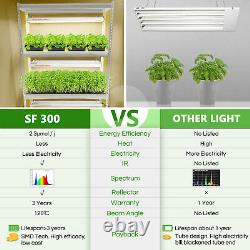 Spider Farmer SF300 SF600 LED Grow Light Full Spectrum Indoor Plant Seeds Veg