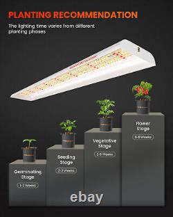 Spider Farmer SF600 LED Grow Light Full Spectrum Indoor Plant Seeds Veg