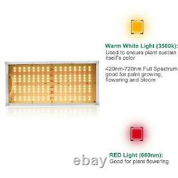 TMLAPY 1000W LED Grow Light Sunlike Full Spectrum All Stage Plant Veg Bloom
