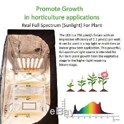 TopoGrw Hydroponic 1800W LED Grow Light Full-Spectrum for Plant Veg and Bloom