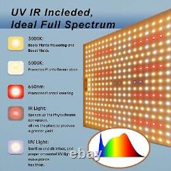 UL-1000W LED Grow Light Dimmable Full Spectrum for All Indoor Plants Veg Flower