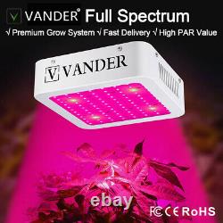 VANDER 3000W 6000W 9000W LED Grow Light VEG Bloom Dual Full Spectrum Plant Bulbs
