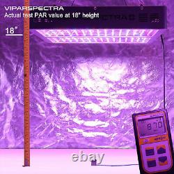 VIPARSPECTRA 1200W Full Spectrum Led Grow Light Veg&Bloom for Hydroponic Plants
