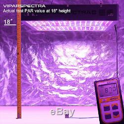 VIPARSPECTRA 1200W LED Grow Light with 12 Band Full Spectrum VEG BLOOM Switches