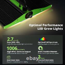 VIPARSPECTRA 2PCS P1000 LED Grow Light Full Spectrum for Indoor Plants Veg Bloom