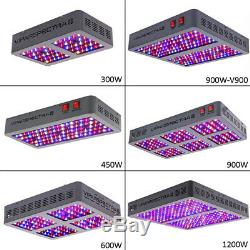 VIPARSPECTRA 300W 450W 600W 900W 1200W LED Grow Light for Indoor Plant Veg/Bloom