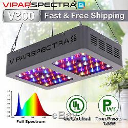 VIPARSPECTRA 300W LED Grow Light Full Spectrum Veg Flower for Hydroponics Plants