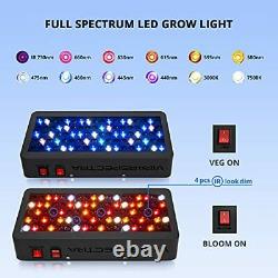 VIPARSPECTRA 450W LED Grow Light, with Daisy Chain, Veg and Assorted Sizes
