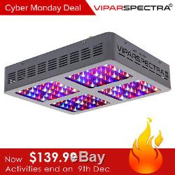 VIPARSPECTRA 600W LED Grow Light Full Spectrum for Hydroponic Plant Veg Flower