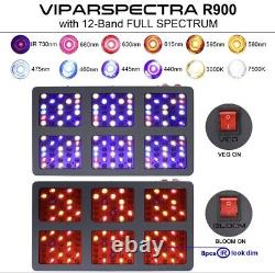 VIPARSPECTRA 900W LED Grow Light Full Spectrum for Indoor Plants Veg Flower IR