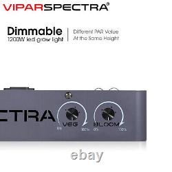 VIPARSPECTRA Dimmable 1200W LED Grow Light Full Spectrum Veg Flower for Plants