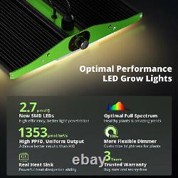 VIPARSPECTRA P1500 LED Grow Lights for Indoor Plants Veg Flower Replace HPS HID