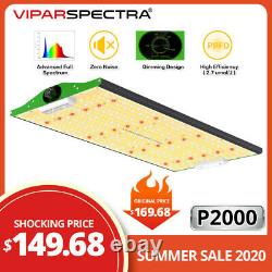 VIPARSPECTRA P2000 Full Spectrum LED Grow Light for All Indoor Plants Veg Flower