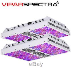 VIPARSPECTRA PAR1200 2pcs1200W Full Spectrum LED Grow Light VEG BLOOM Dimmers