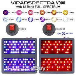 VIPARSPECTRA Reflector-Series 2pcs 900W LED Grow Light for Plant VEG and BLOOM