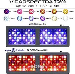 VIPARSPECTRA Timer Control Series TC600 600W LED Grow Light Dimmable Veg/Bl