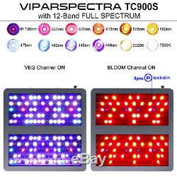 VIPARSPECTRA Timer Control Series TC900S 900W LED Grow Light Dimmable VEG/BLOOM