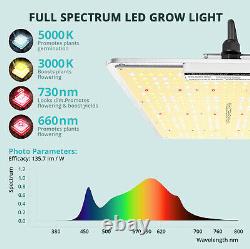 VIPARSPECTRA VB1500 LED Grow Light Full Spectrum for All Indoor Plant Veg Flower