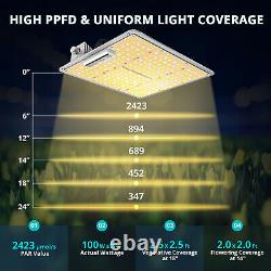 VIPARSPECTRA VS1000 LED Grow Light Full Spectrum Samsung LM301B for Veg Flowers