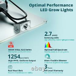 VIPARSPECTRA VS2000 LED Grow Light Full Spectrum Samsung LM301B for Veg Flowers