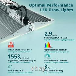 VIPARSPECTRA XS2000 LED Grow Light Samsungled LM301B for All Plants Veg Flowers