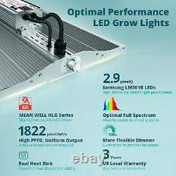 VIPARSPECTRA XS4000 LED Grow Light Samsungled LM301B for Indoor Plants Veg Bloom