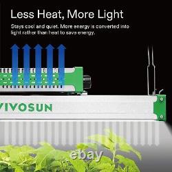 VIVOSUN VSX3200 LED Grow Light, 2x4ft. WithSamsung Diodes&Sunlike Full Spectrum