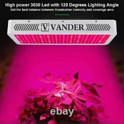 Vander 3000W Full Spectrum LED Plants Grow Light For Indoor Plants Veg & Flower