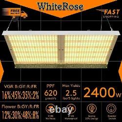 WhiteRose 4000W Full SpectrumLed Grow Light Kit For All Indoor Plant Veg Flower