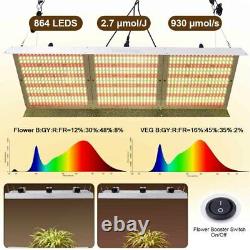 WhiteRose 6000W LED Grow Light Panel Sunlike Full Spectrum Lamp for Seeding Veg