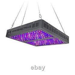 With Veg and Bloom Switches, Full Spectrum Plant Growing 1200W LED Grow Light